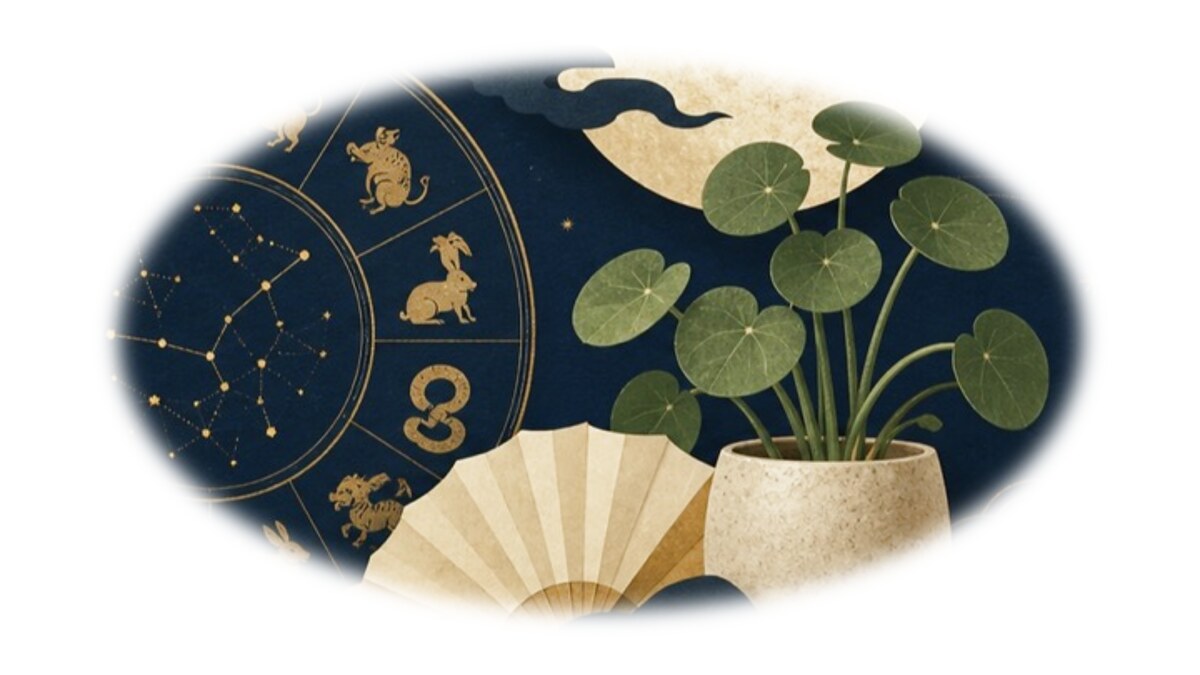 墨藍金色食材保存插畫，對應冰箱收納與食材保存：冷藏分層、先進先出及每月清潔指南